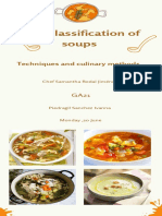 The Classification of Soups: Techniques and Culinary Methods