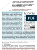 Effect of Human Resource Management Practices On Employees' Commitment in Telecommunication Industry, A Case of Rwanda Telecommunication