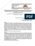 Avaliação Psicológica e Psicopedagógica Junto À Estudante Com Características de Superdotação Estudo de Caso