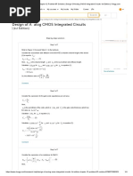 Design of Analog CMOS Integrated Circuits: (1st Edition)