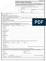 National Pension System (NPS) Request For Change/Correction in Subscriber Master Details And/Or Reissue of I-PIN/T-PIN/PRAN Card