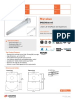 Metalux Snled Striplight Lensed Specsheet