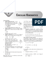 Circular Kinematics