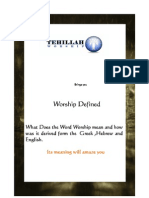 Worship Defined