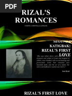 Rizal'S Romances: Corpuz - Ondivilla - Quijana