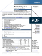 Glass Axial Switching Diode: Qualified Per MIL-PRF-19500/116