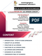 Lac Operon Concept