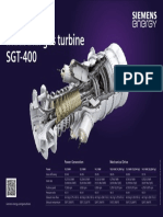 Industrial Gas Turbine SGT-400: Power Generation Mechanical Drive