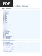 Valores Normales en Endocrinología