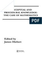 Conceptual and Procedural Knowledge in Mathematics: An Introductory Analysis.