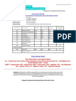 CBSE - Senior School Certificate Examination (Class XII) Results 2022