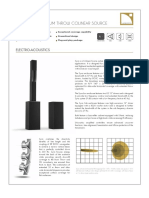 Medium Throw Colinear Source: Electro-Acoustics