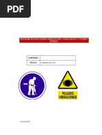 Informe Técnico Sobre Vibraciones - Mano Brazo y Cuerpo Entero