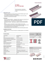 Firestop Top Track Seal Cfs-Tts MD Os & Cfs-Tts MD 600: Product Description