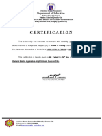 Objective 9 and 10 Certification For No IP or Gifted or Disabled Learner