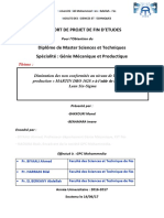 Diminution Des Non Conformités Au Niveau de La Ligne de Production MARTIN DRO 1628 À L'aide de La Méthode Lean Six-Sigma - M