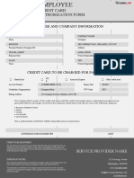 Employee Credit Card Authorization Form