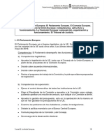 TEMA 10 La Organización de La Unión Europea. El Consejo Europeo, El Consejo, El Parlamento Europeo, La Comisión Europea y El Tribunal de Justicia de La Unión Europea.