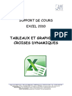 Tableaux Et Graphiques Croisés Dynamiques 2010