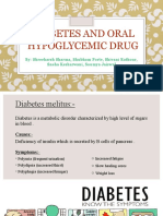 Diabetes and Oral Hypoglycemic Drug