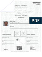 Certificado Nac. Esteban Andrino