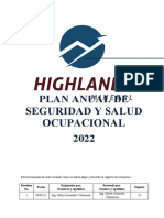 PL-HIG-SEG-001 Plan Anual de SSO 2022