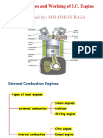 Prepared By: SOLOMON RAJA: Construction and Working of I.C. Engine