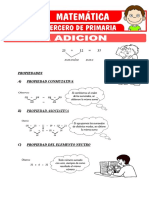 La Adicion y Sus Propiedades para Tercero de Primaria