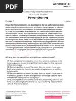 (Worksheet 13.1) - (Power Sharing)