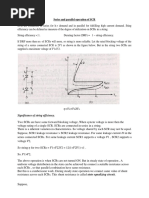 Series and Parallel Operation of SCR