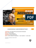 CLEAN MUSCLE GAIN Workout Plan by Guru Mann PDF