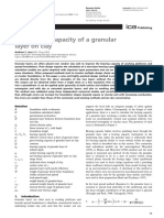 Bearing Capacity of Granular Layer