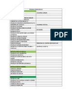 Listado de Pruebas Semiológicas