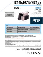 Service Manual: Digital Video Camera Recorder