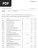 Business Bank Statement Lloyds Bank