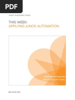 This Week Applying Junos Automation