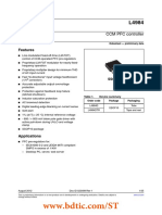 Features: CCM PFC Controller