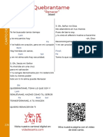 Quebrantame Letra JESED PDF