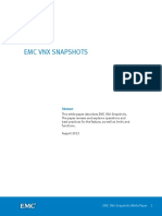 Emc VNX Snapshots: White Paper