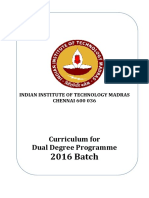 DualDegree Curriculum 201