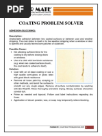 Coating Problem Solver: Adhesion (Blocking) : Description