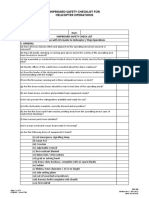 Helicopter Operation Checklist