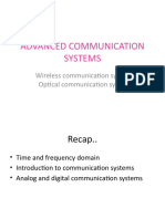 Advanced Communication Systems