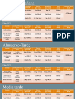 Modelos de Alimentacion para El Dia Sabado-Matematica.