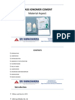 Glass Ionomer Cement: Material Aspect