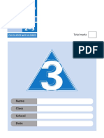 Year 3 2006 Mathematics Test A Level 2 3