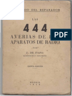 Las 444 Averias de Los Aparatos de Radio J. de Ivana