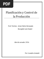 4 - Planificación y Control de La Producción