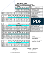 Jadwal Pelajaran Semester Genap 21-22 - 1 Feb