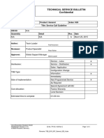 Technical Service Bulletin Confidential: TSB No.: 2015 - 007 Product: General Index: 025 Title: Service Call Guideline